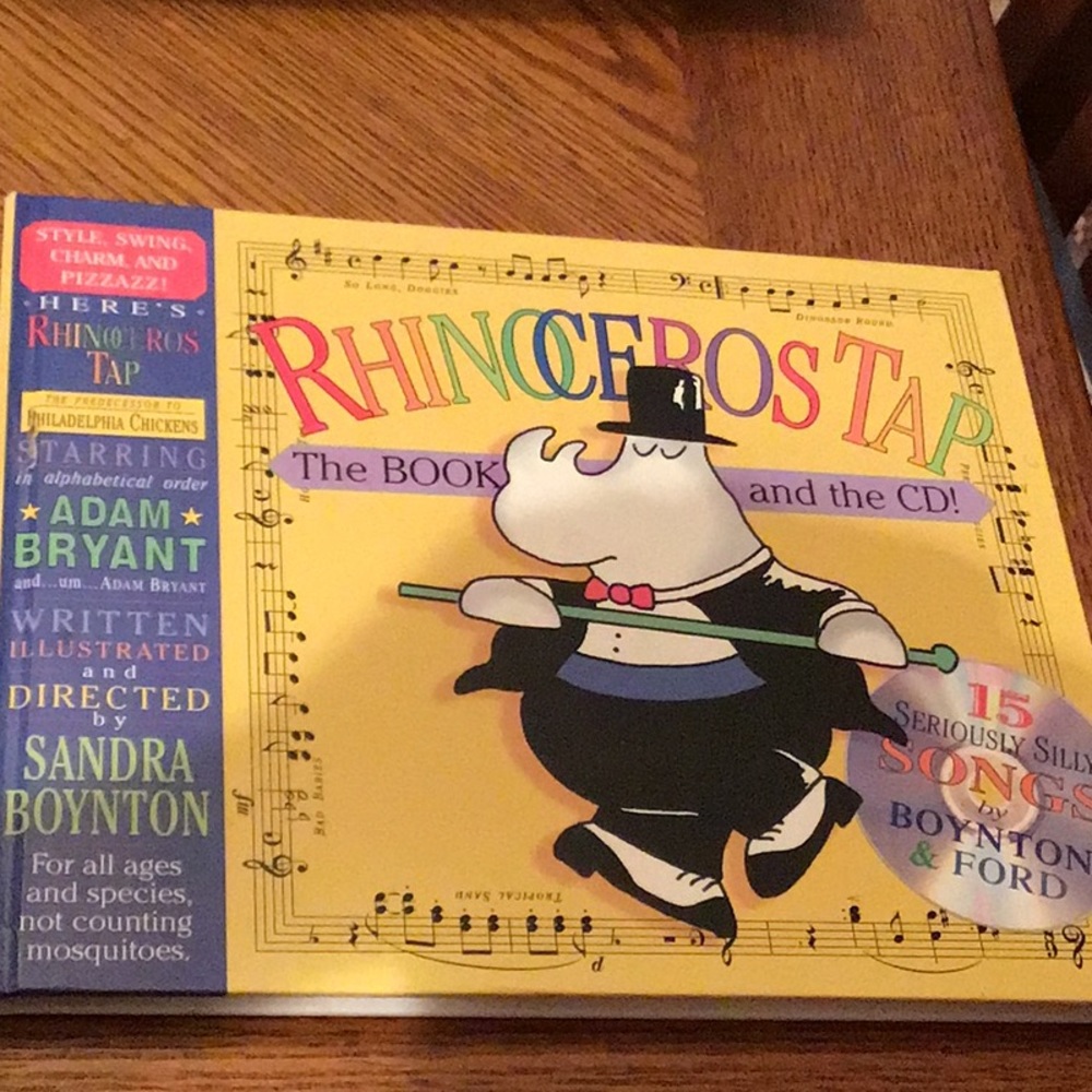 Hardcover book of 15 silly songs and CD